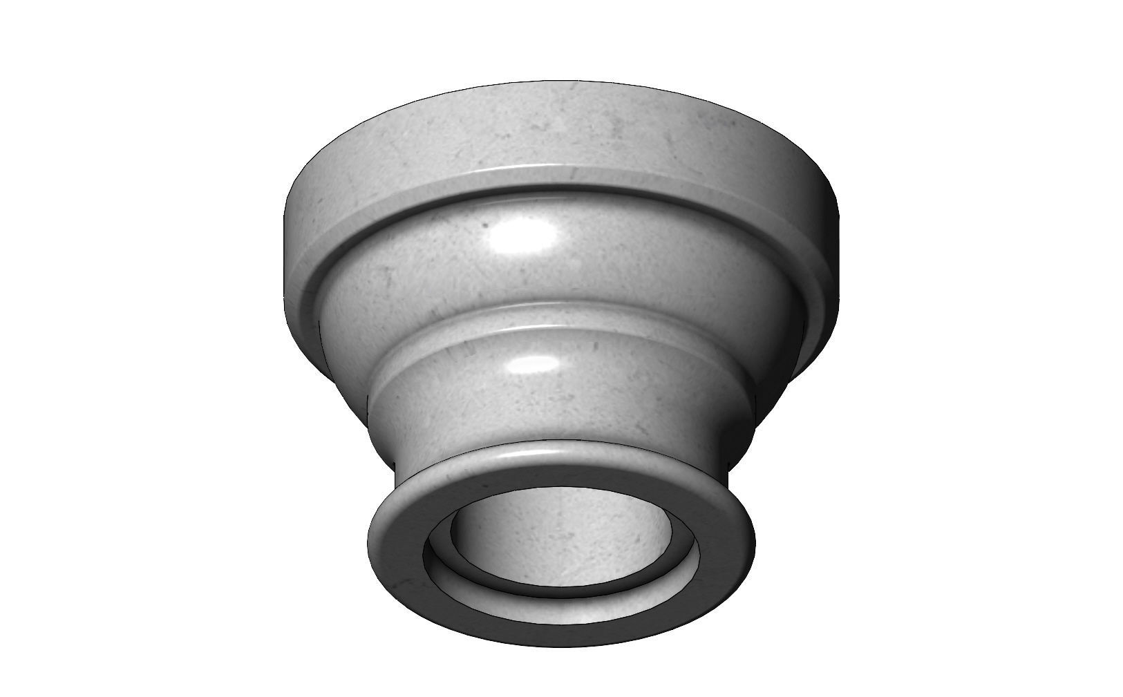 Spiral flutes classical column 3D print model_10