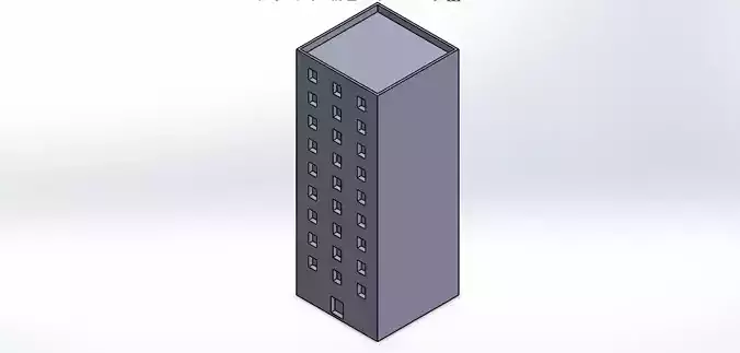 3D printable Building 3D print model