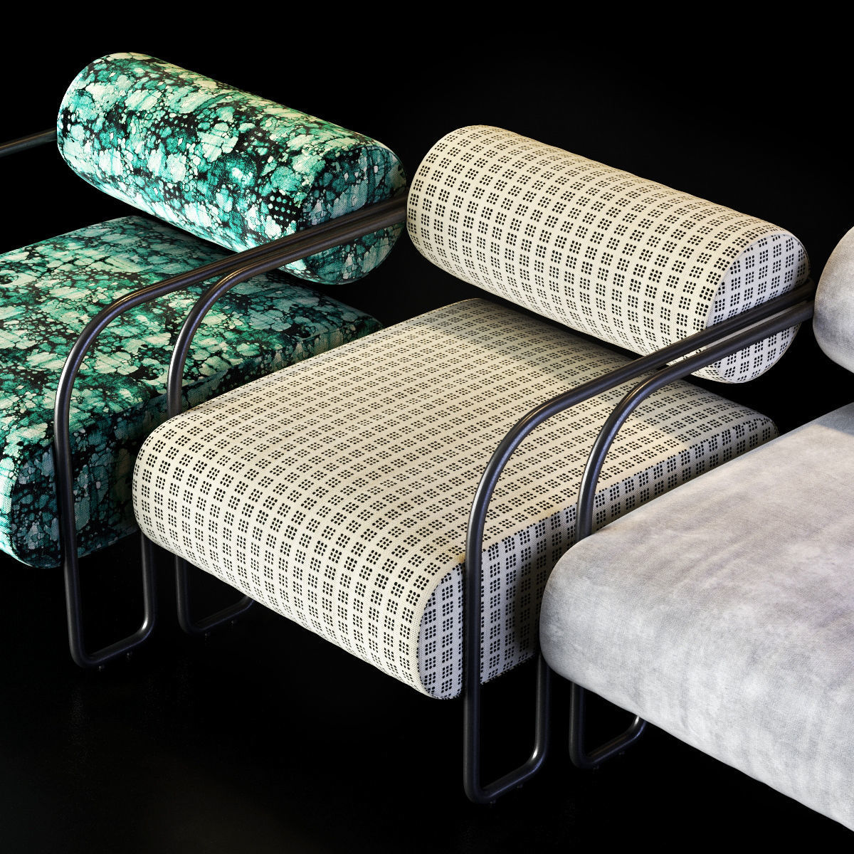 Kelly Wearstler Ardent Club Chair 3D model_1