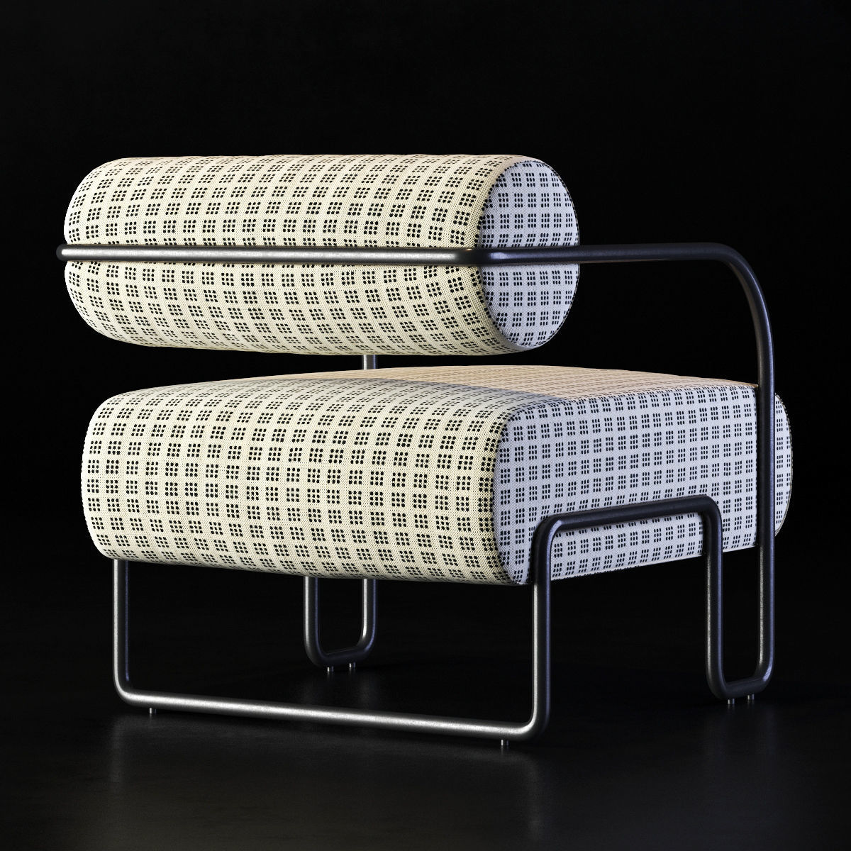 Kelly Wearstler Ardent Club Chair 3D model_2