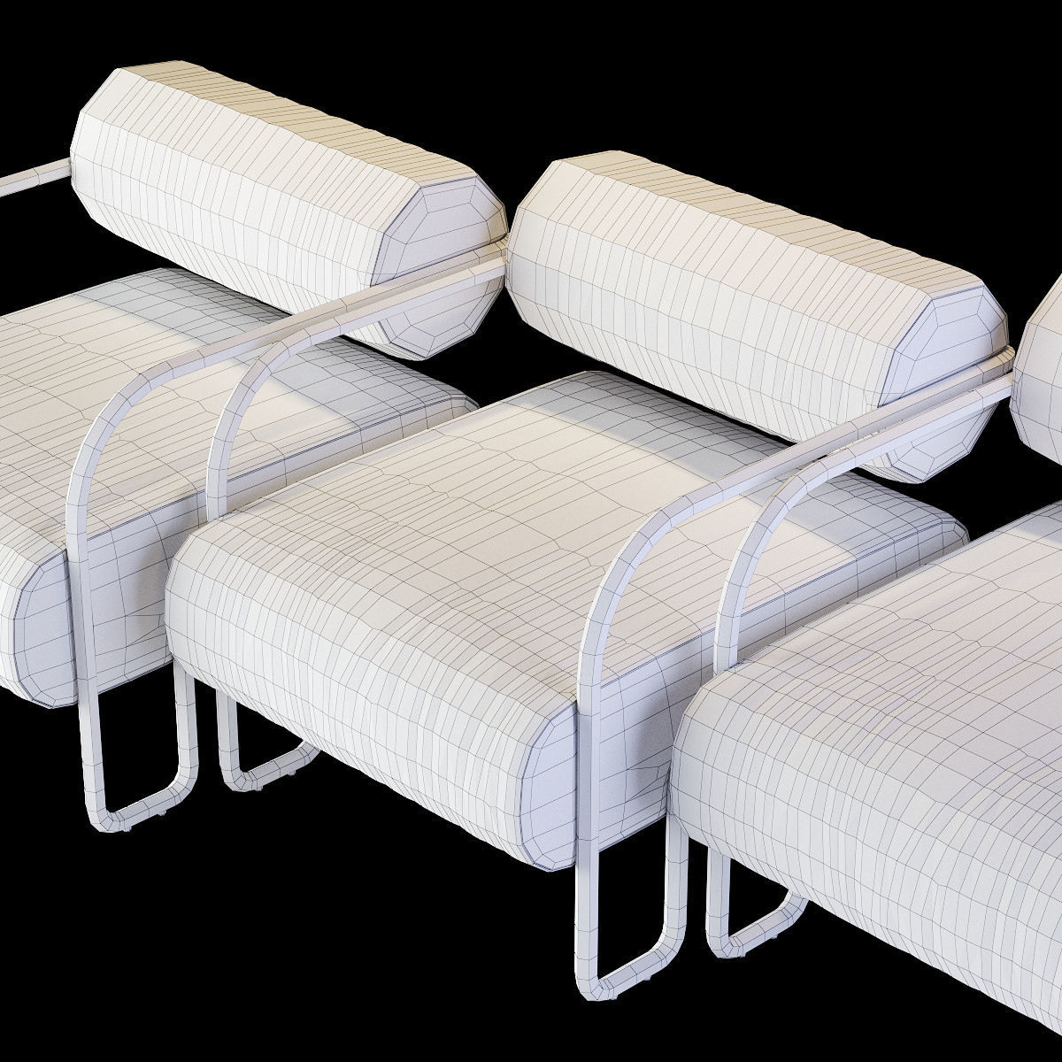 Kelly Wearstler Ardent Club Chair 3D model_5