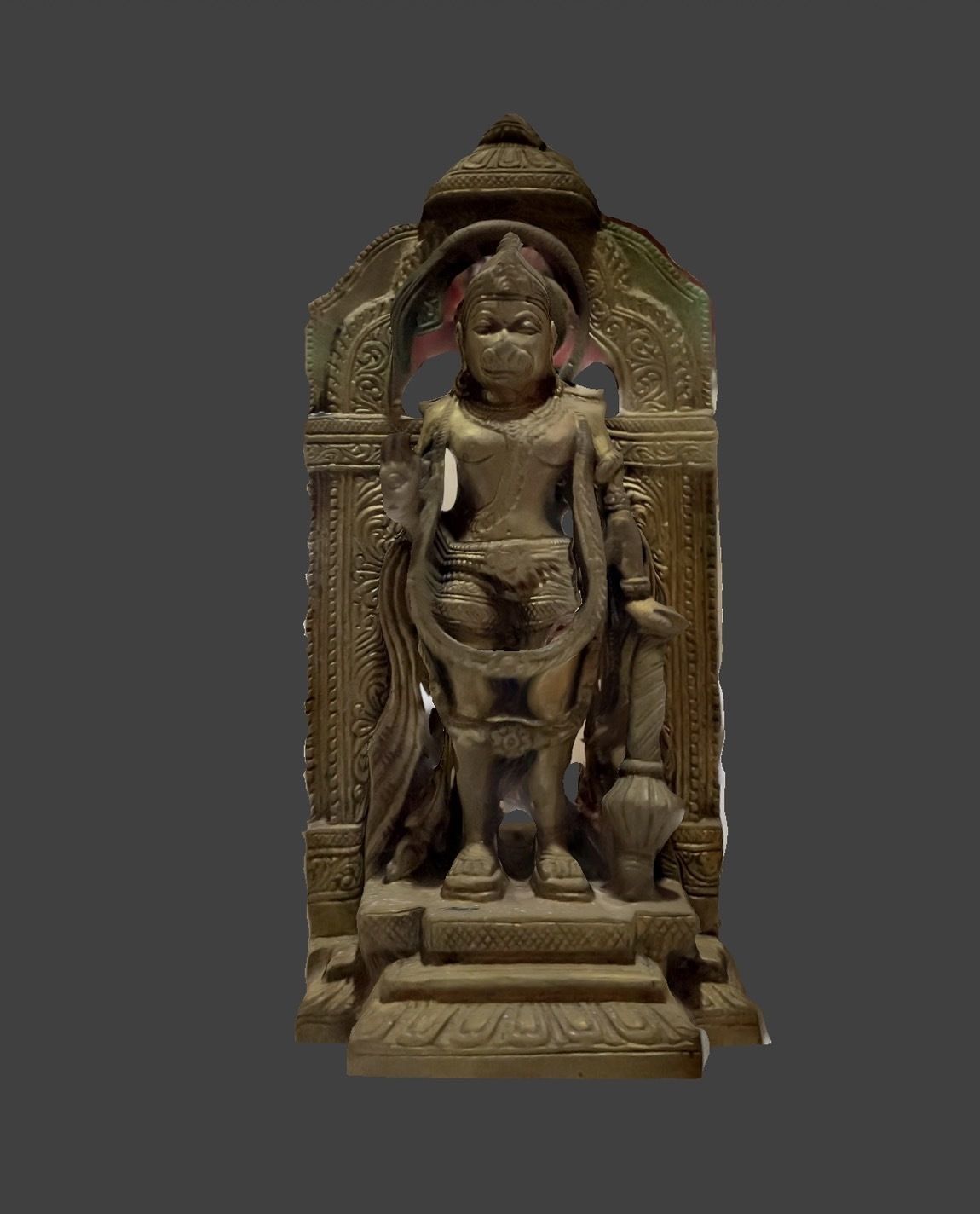 Character - Hanuman Statue 3D model_12