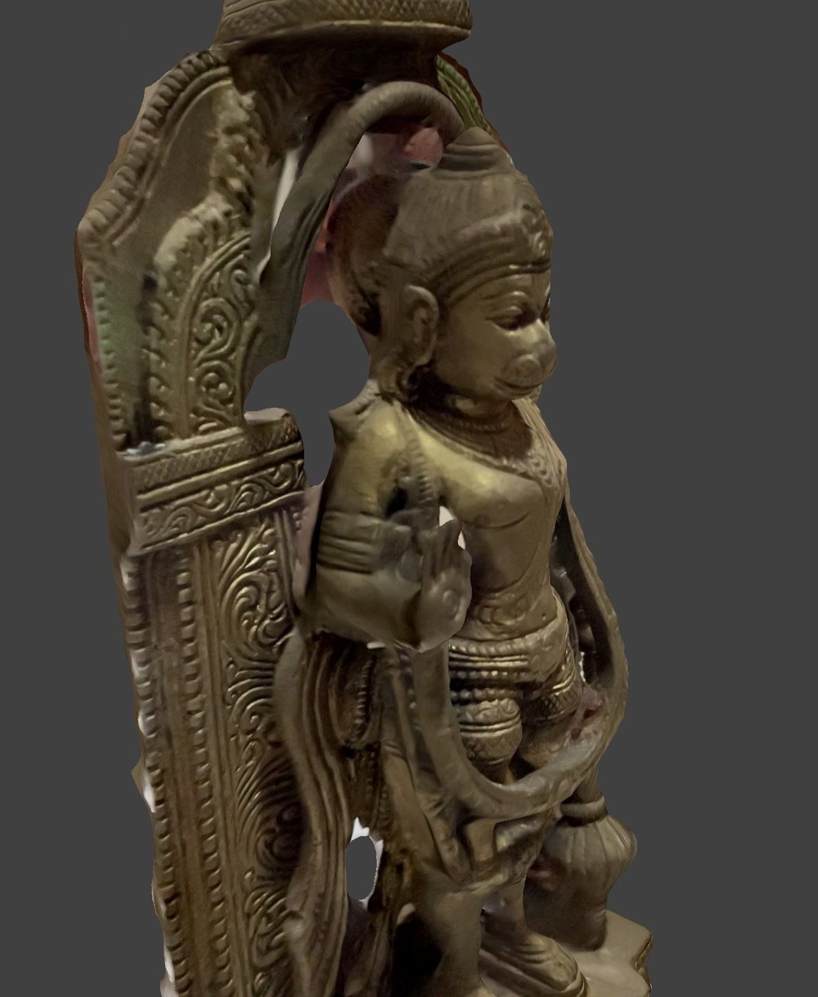 Character - Hanuman Statue 3D model_15