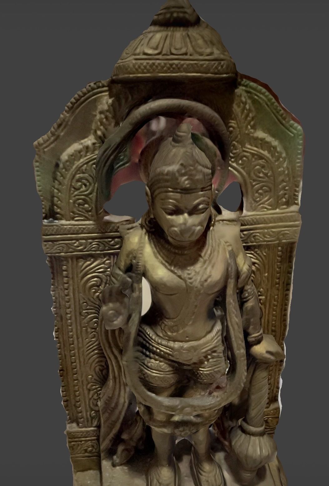 Character - Hanuman Statue 3D model_4