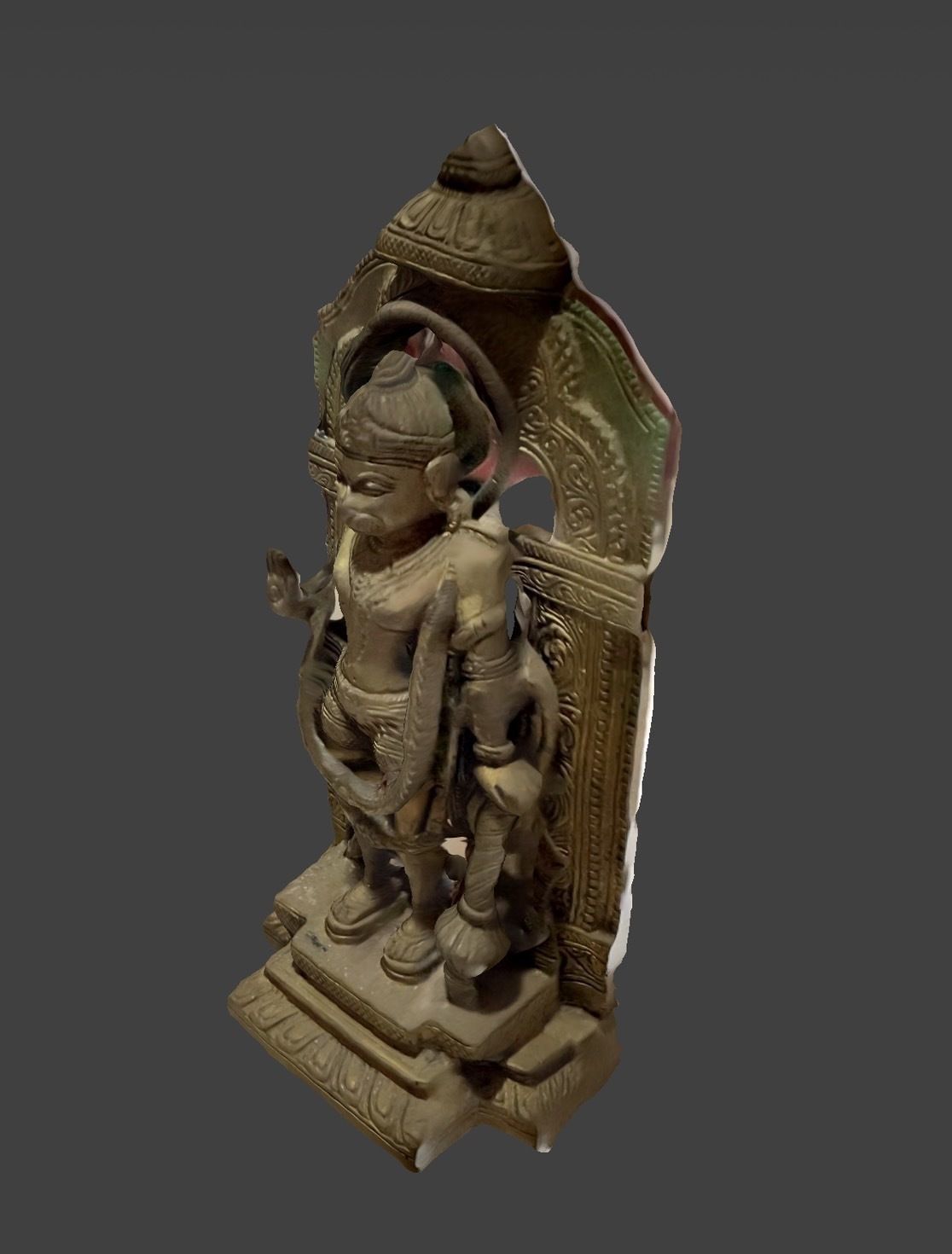 Character - Hanuman Statue 3D model_14