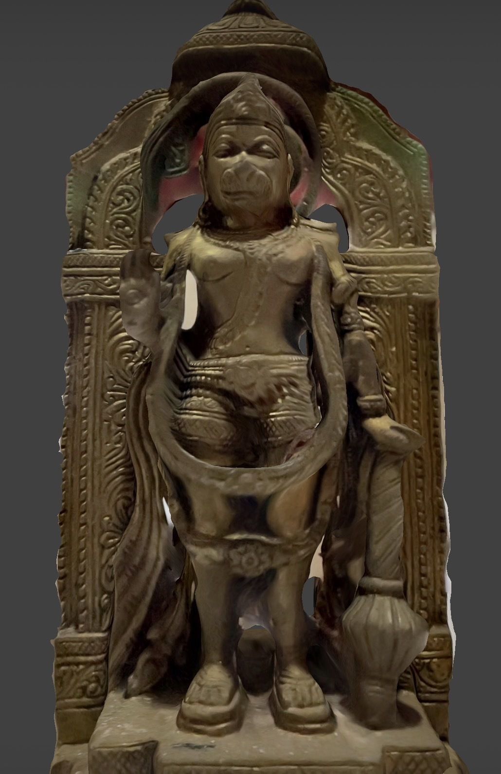 Character - Hanuman Statue 3D model_7