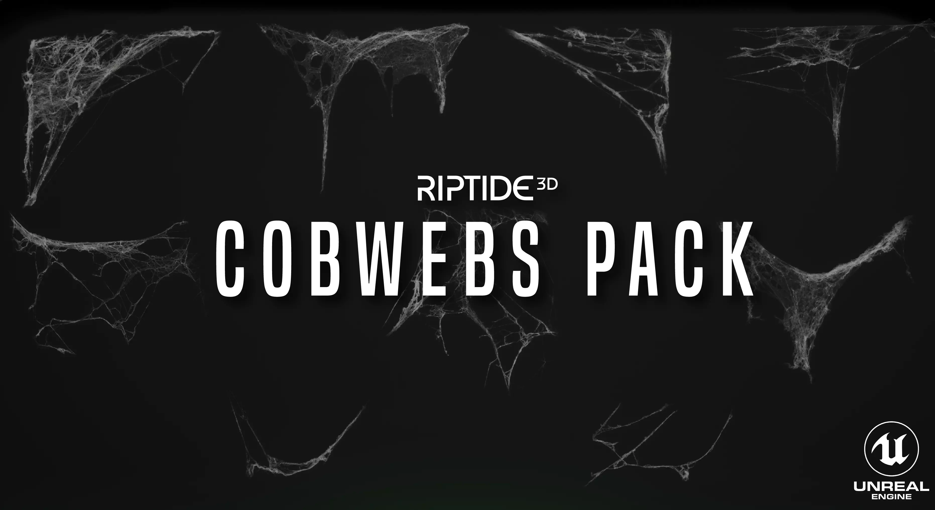 Cobwebs Pack Low-poly 3D model_0