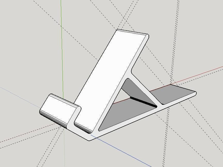 iPad Stand Free 3D print model_1
