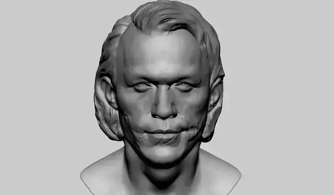The Joker Bust 3D print model