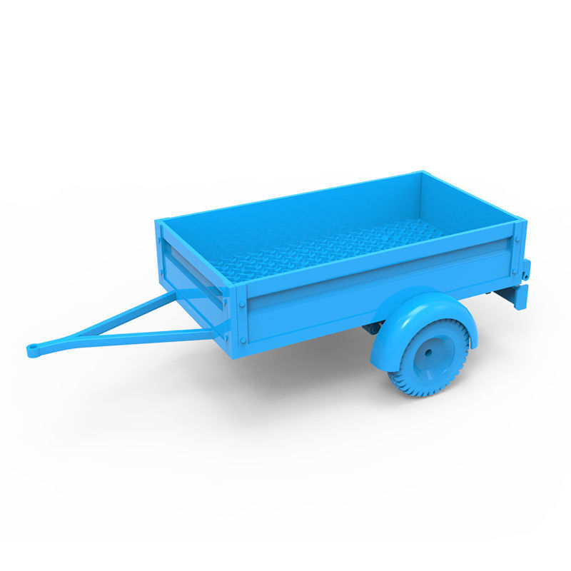 Trailer toy 3D print model_1