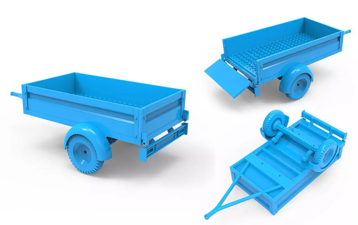 Trailer toy 3D print model_0