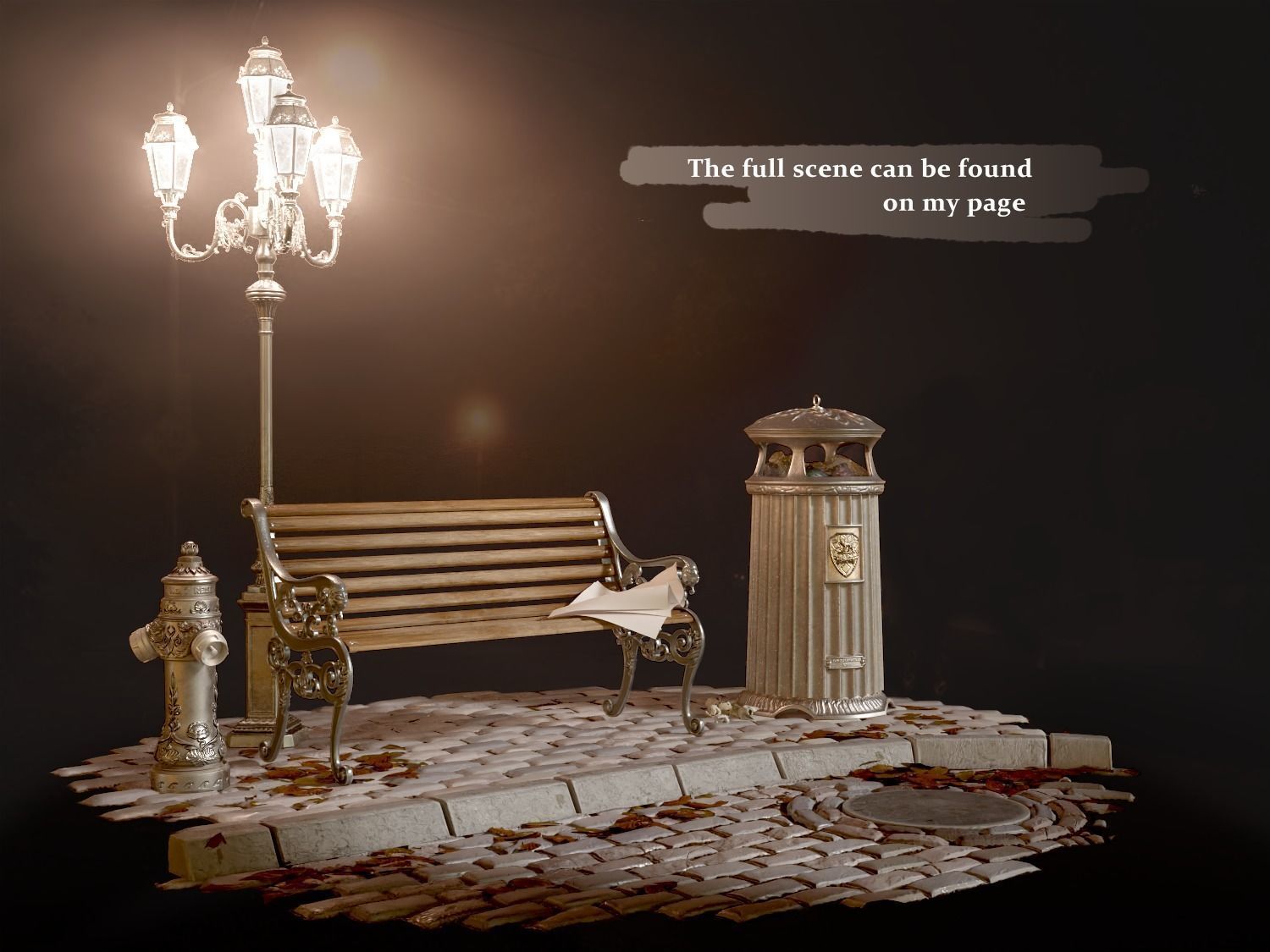 London Vintage Fire Hydrant 3D model_10