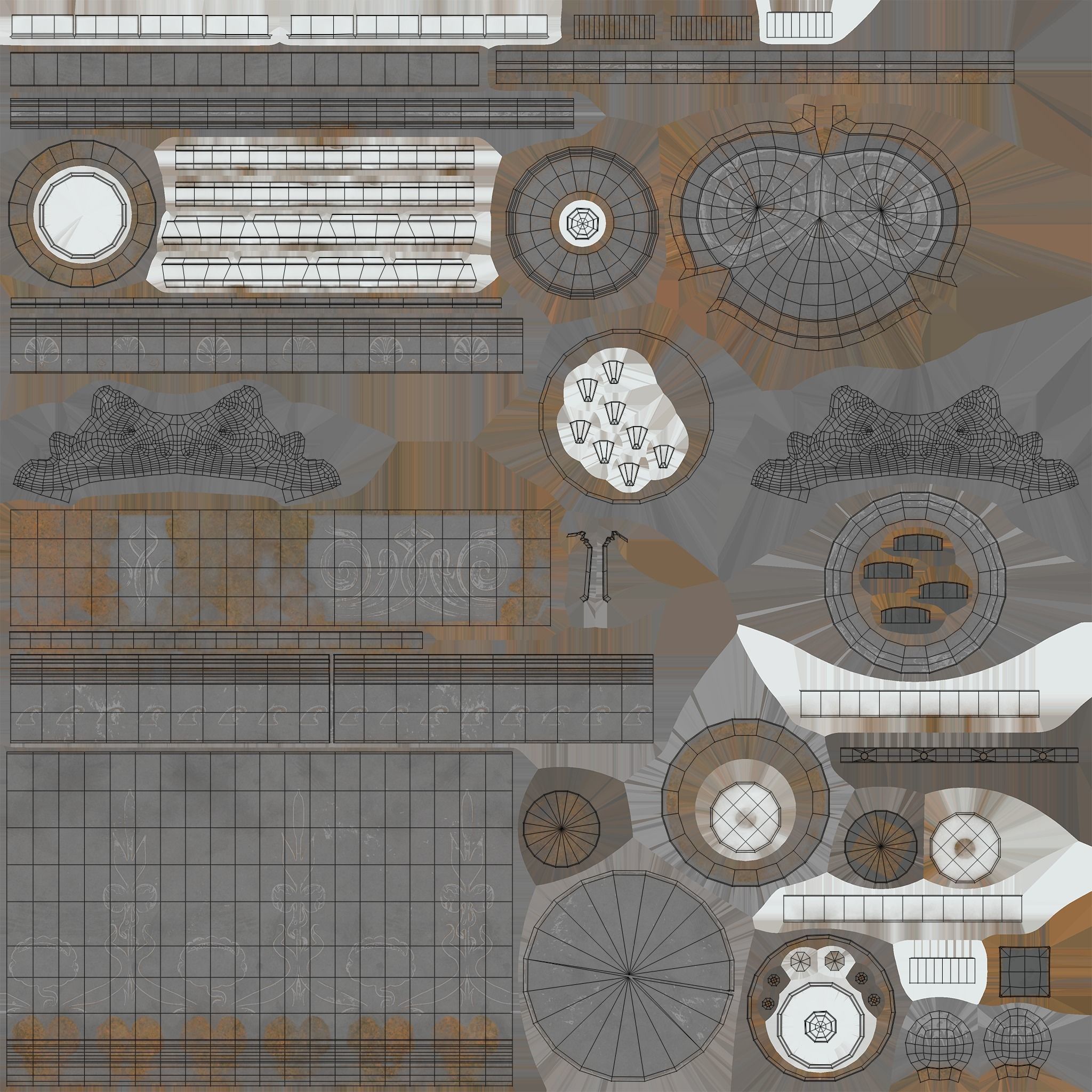 London Vintage Fire Hydrant 3D model_9