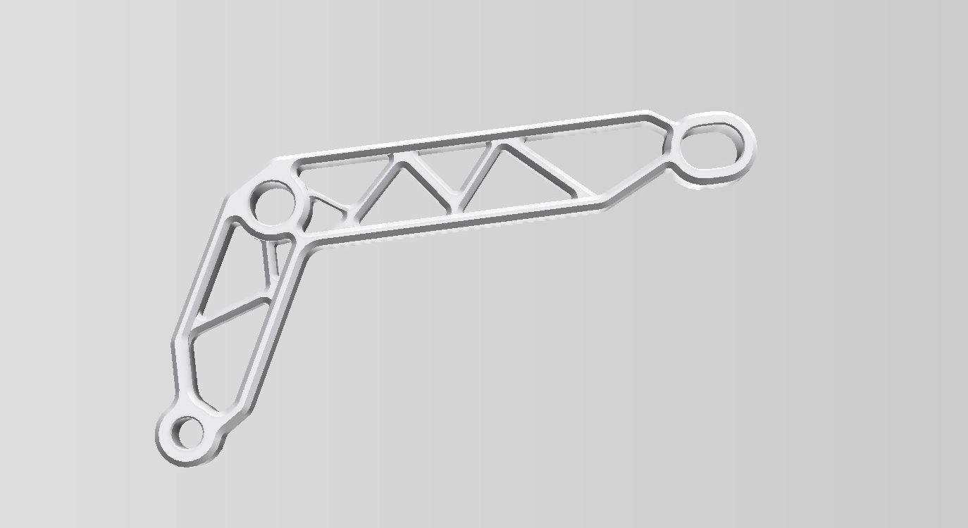 brake oil reservoir bracket mt 07  Fz 07 yamaha  5 designs  3D print model_8