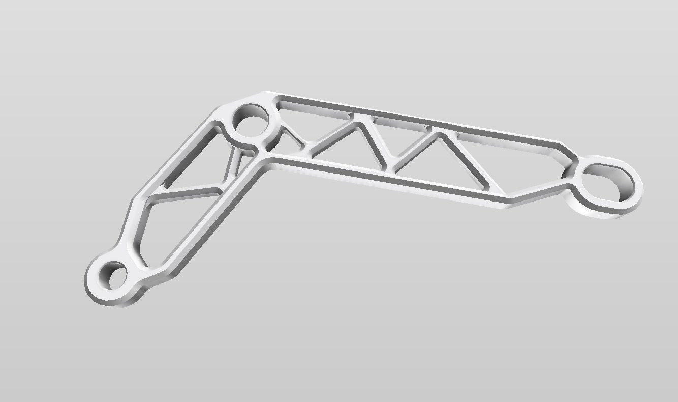 brake oil reservoir bracket mt 07  Fz 07 yamaha  5 designs  3D print model_6