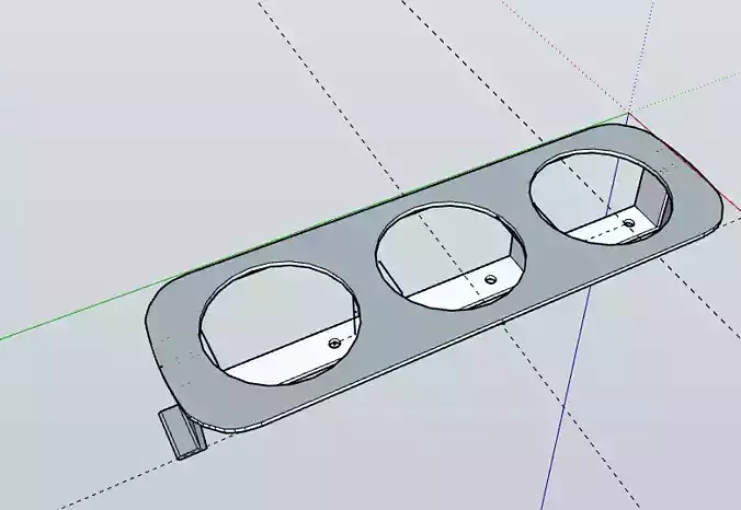 200SX triple Gauge support 52mm 