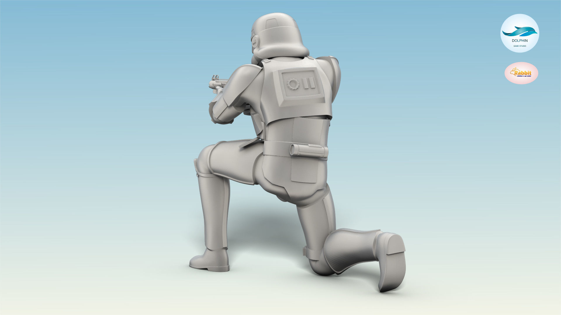 Stormtrooper Figure 3D model_3