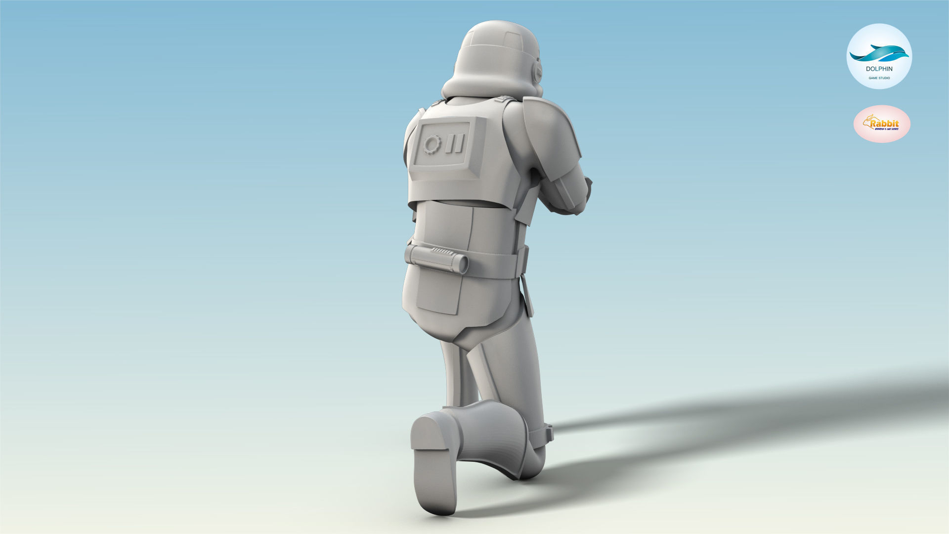 Stormtrooper Figure 3D model_4