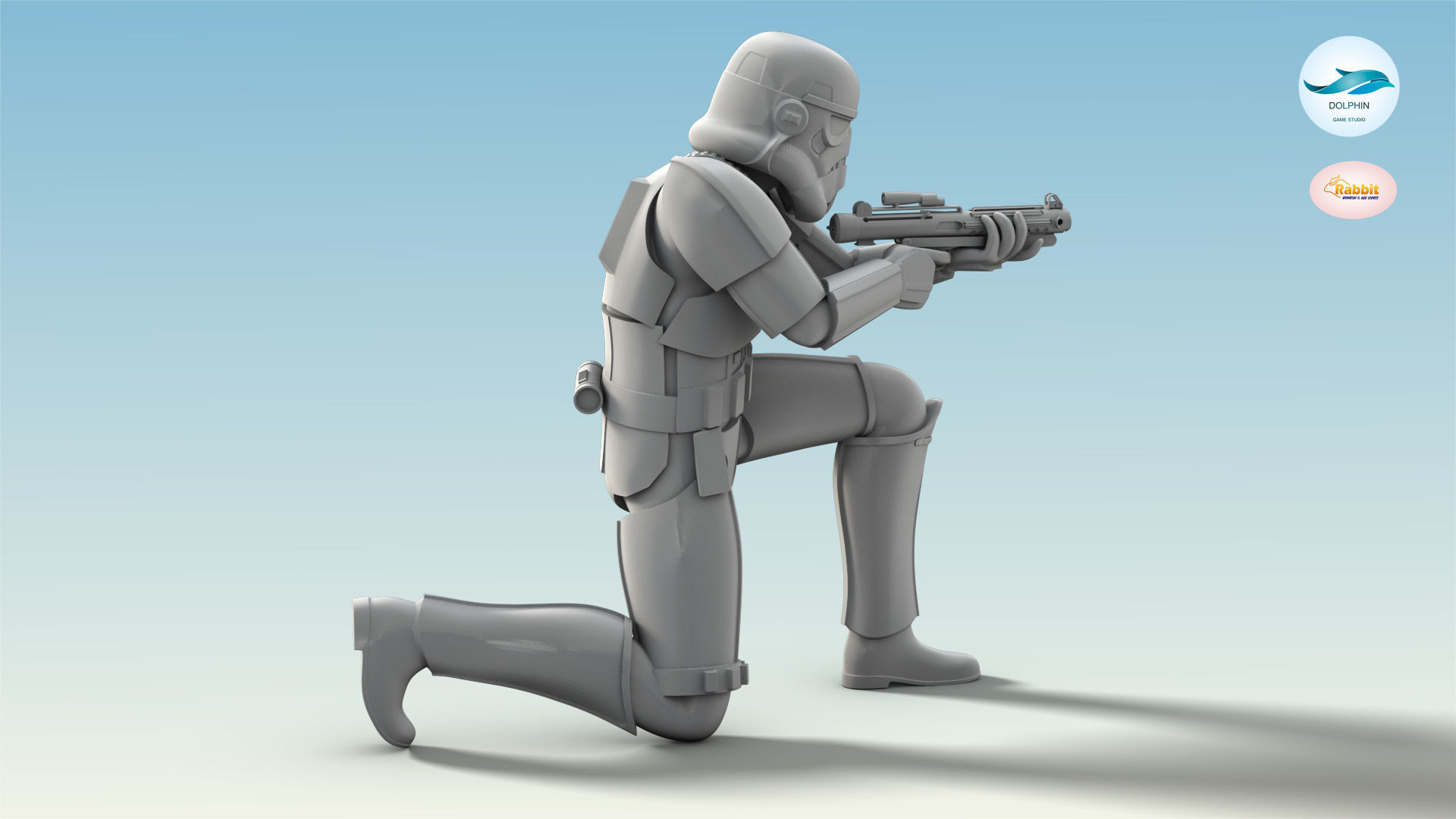 Stormtrooper Figure 3D model_5