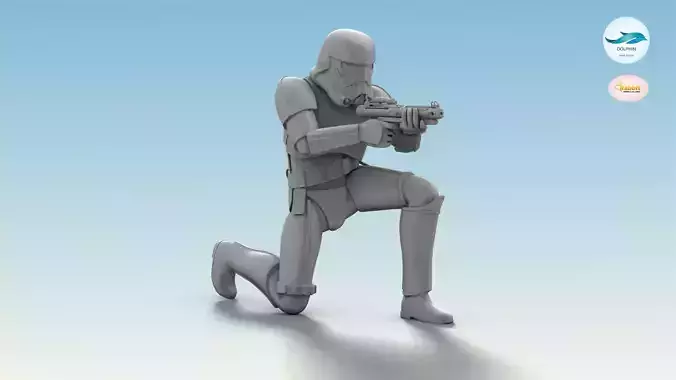 Stormtrooper Figure 3D model