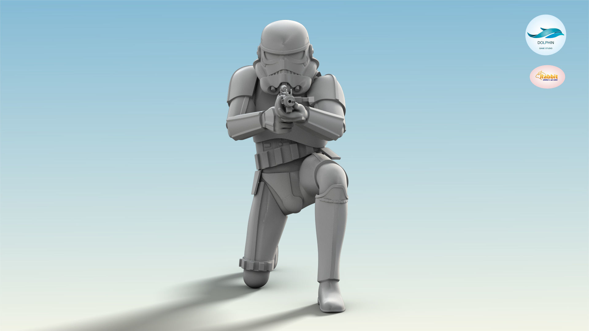 Stormtrooper Figure 3D model_1