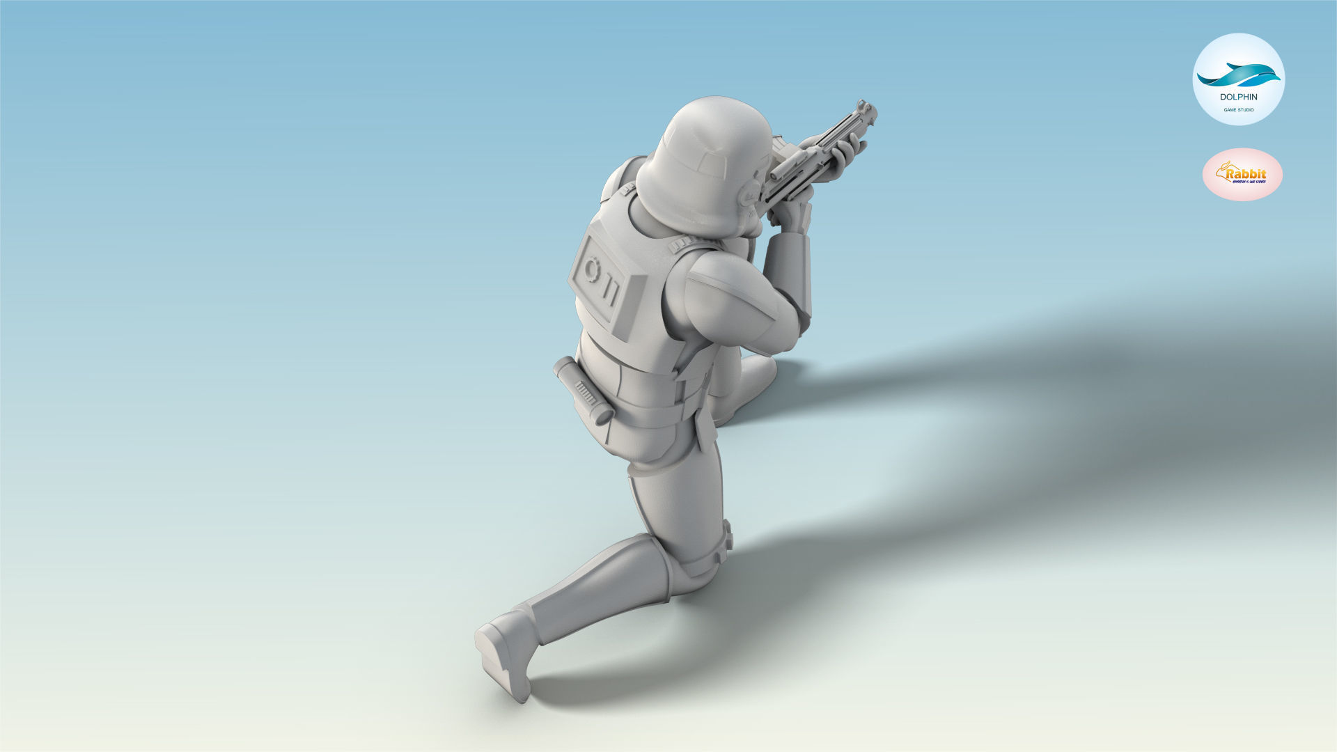 Stormtrooper Figure 3D model_9