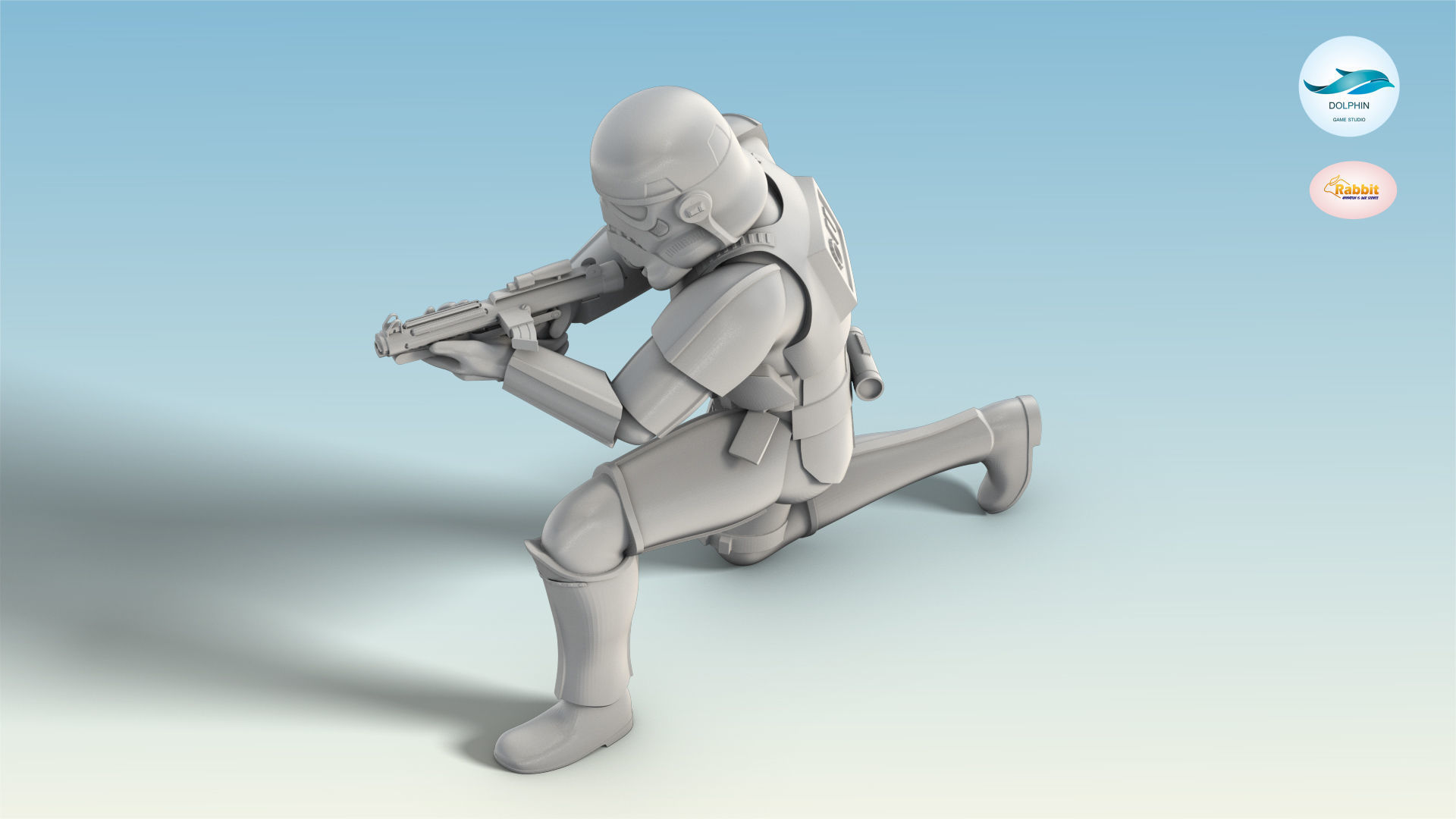 Stormtrooper Figure 3D model_7