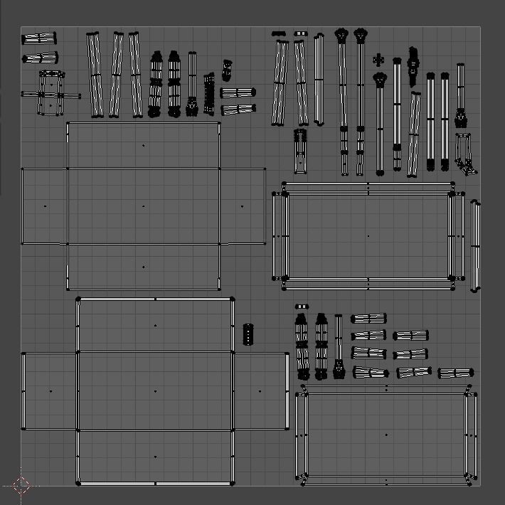 Treasure Chest Low-poly 3D model_10
