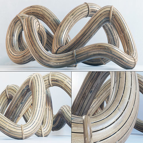 Parametric wood tamplet Hall n1 3D model