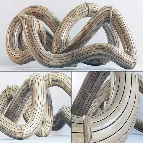 Parametric wood tamplet Hall n1 3D model