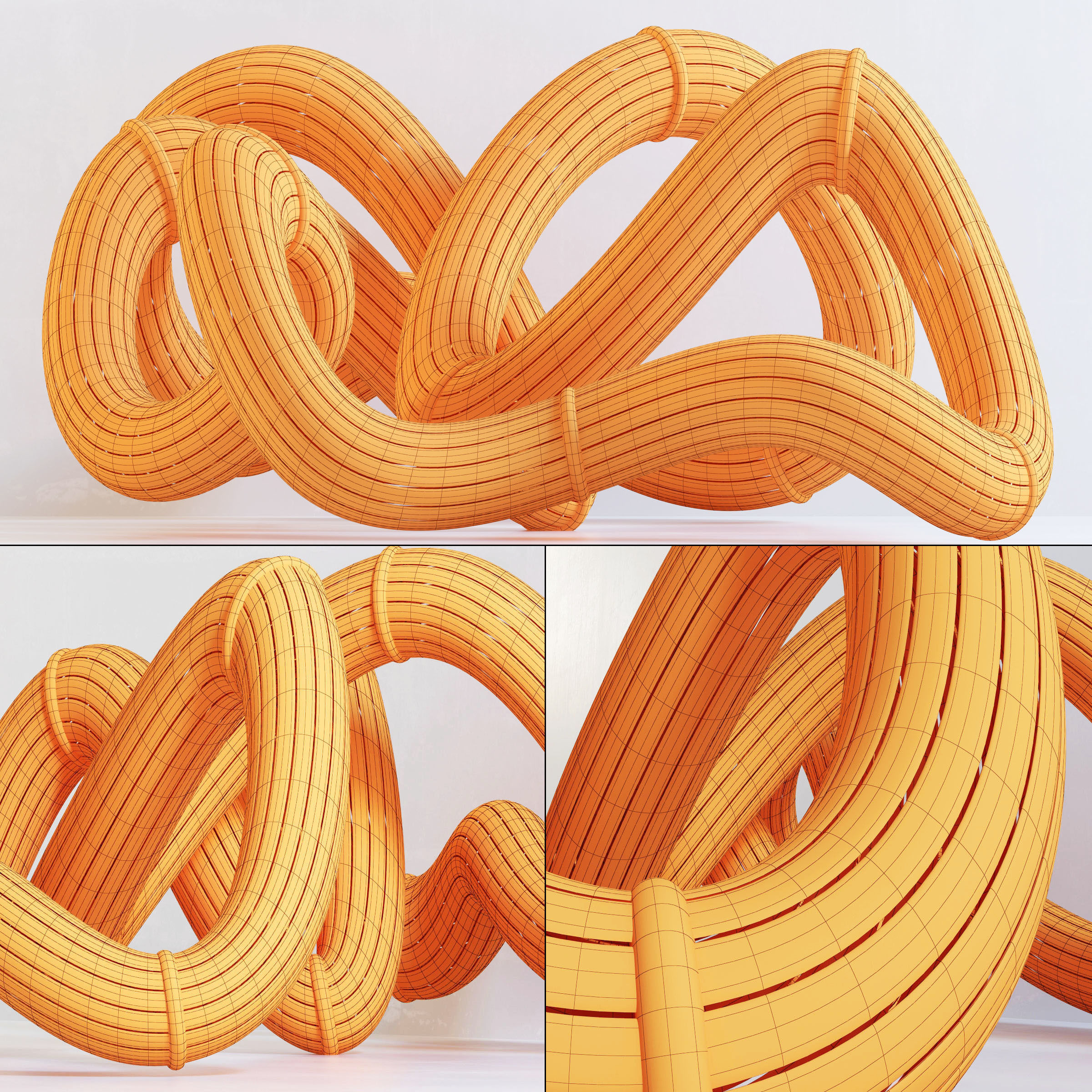 Parametric wood tamplet Hall n1 3D model_8