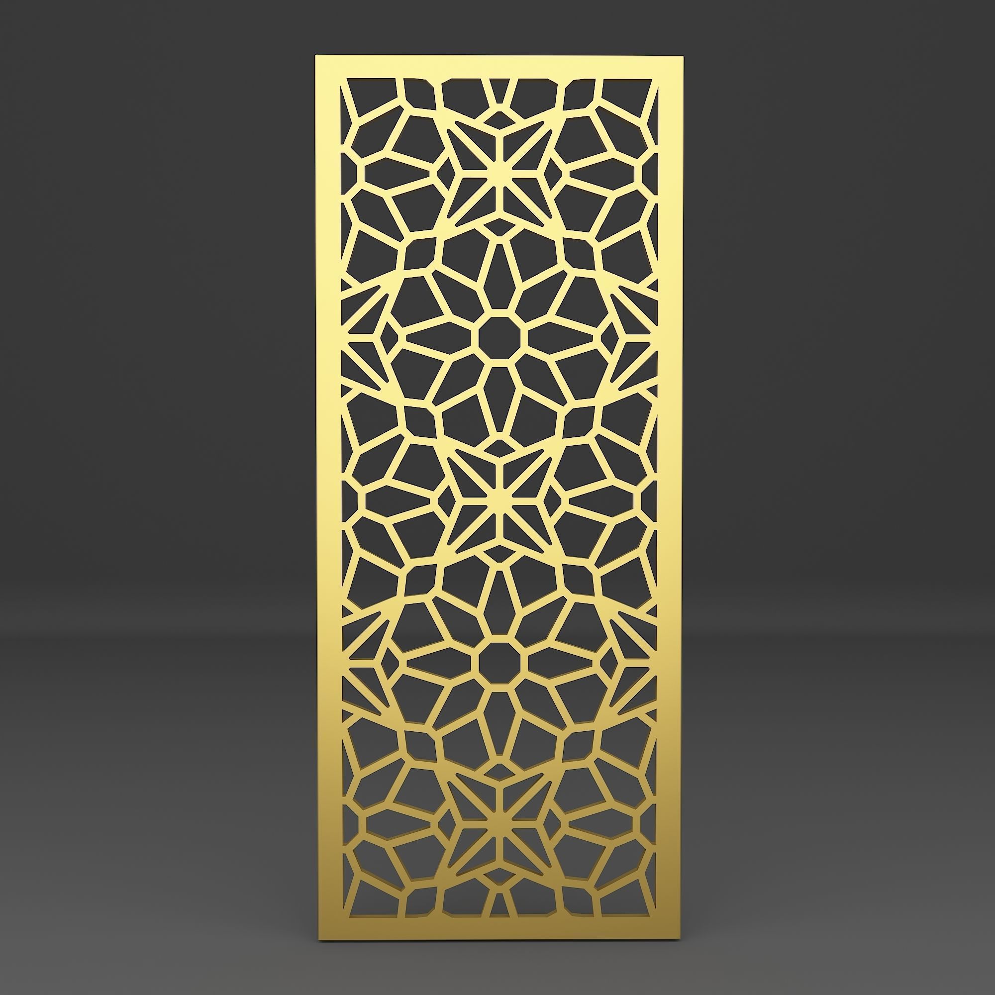 Decorative Panel 3D model_1