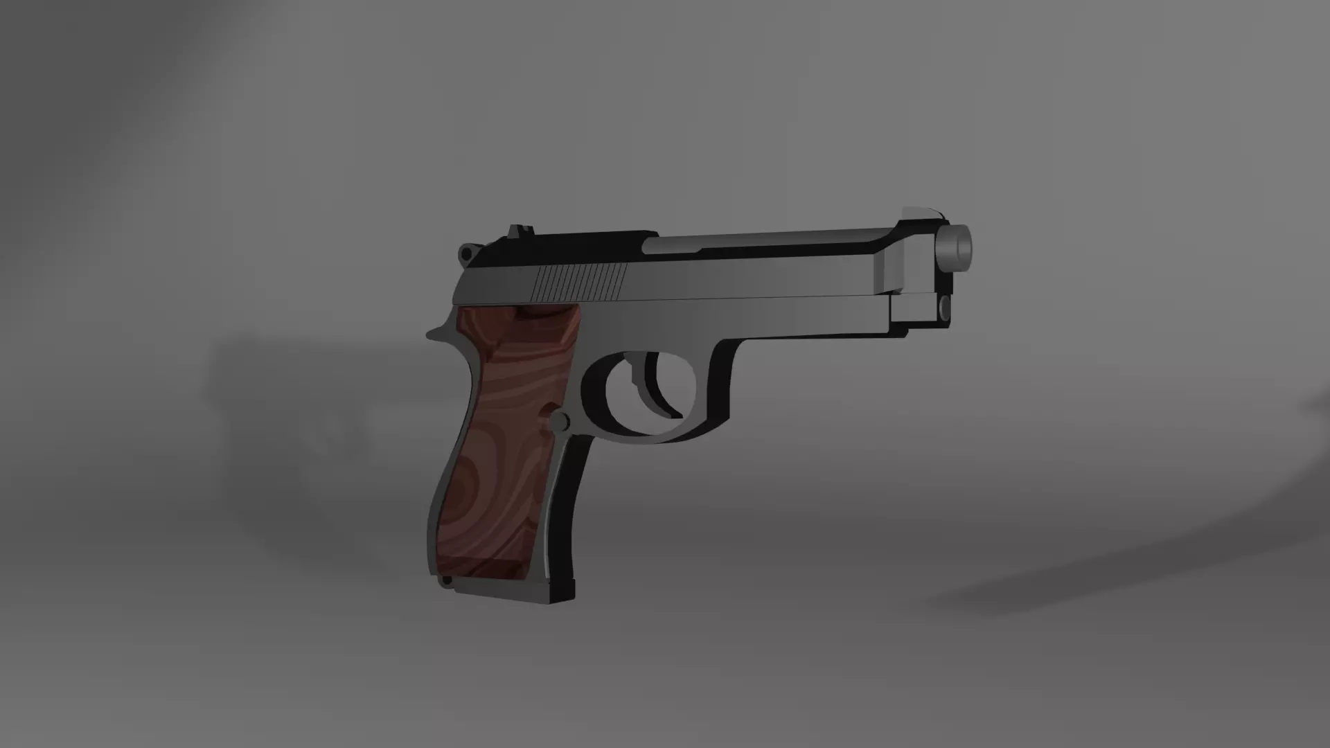 beretta 92  3D model_0