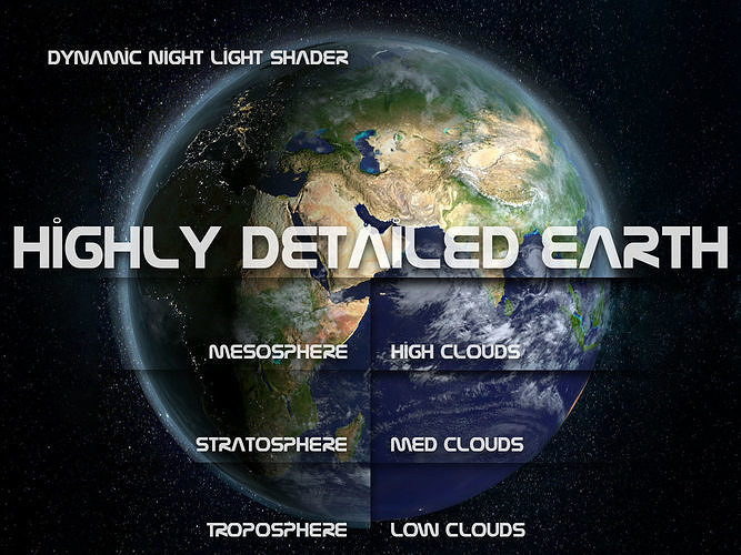 Earth - Highly detailed 3D model