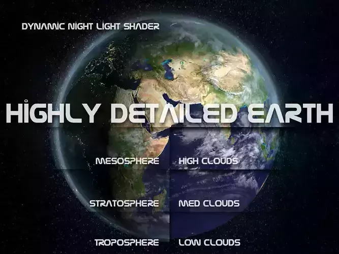 Earth - Highly detailed 3D model