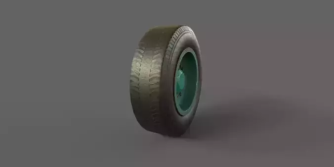 TYRE 3D model PBR tire Low-poly 3D model