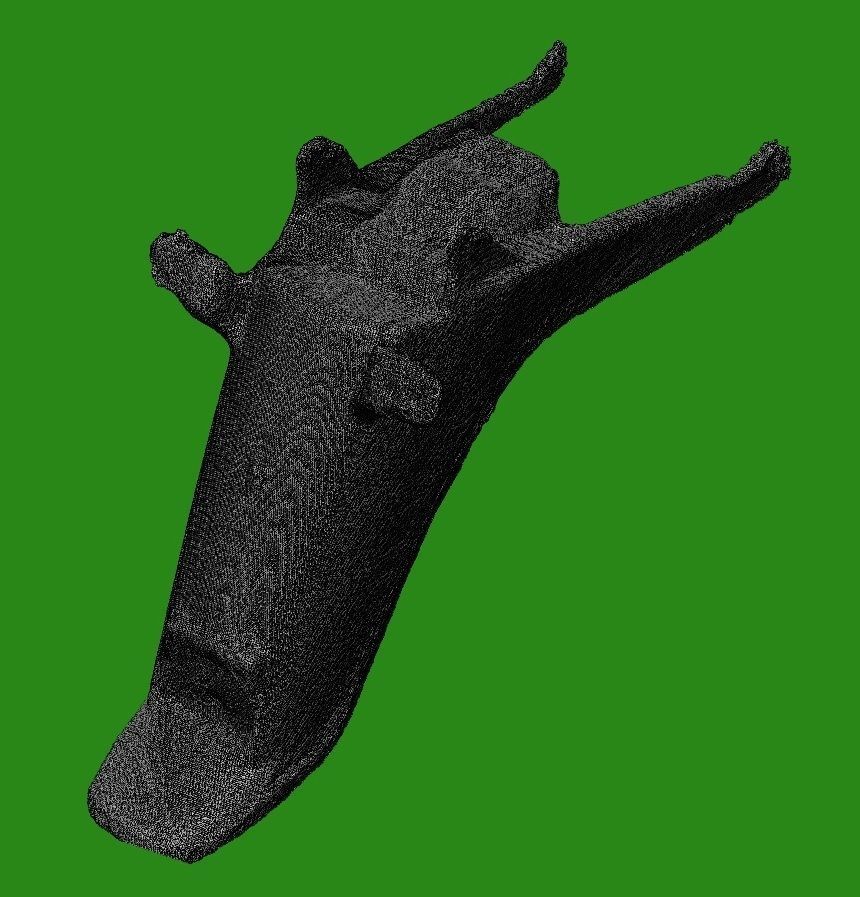 c50 docker motorcycle plastic rear fender 3D print model_16