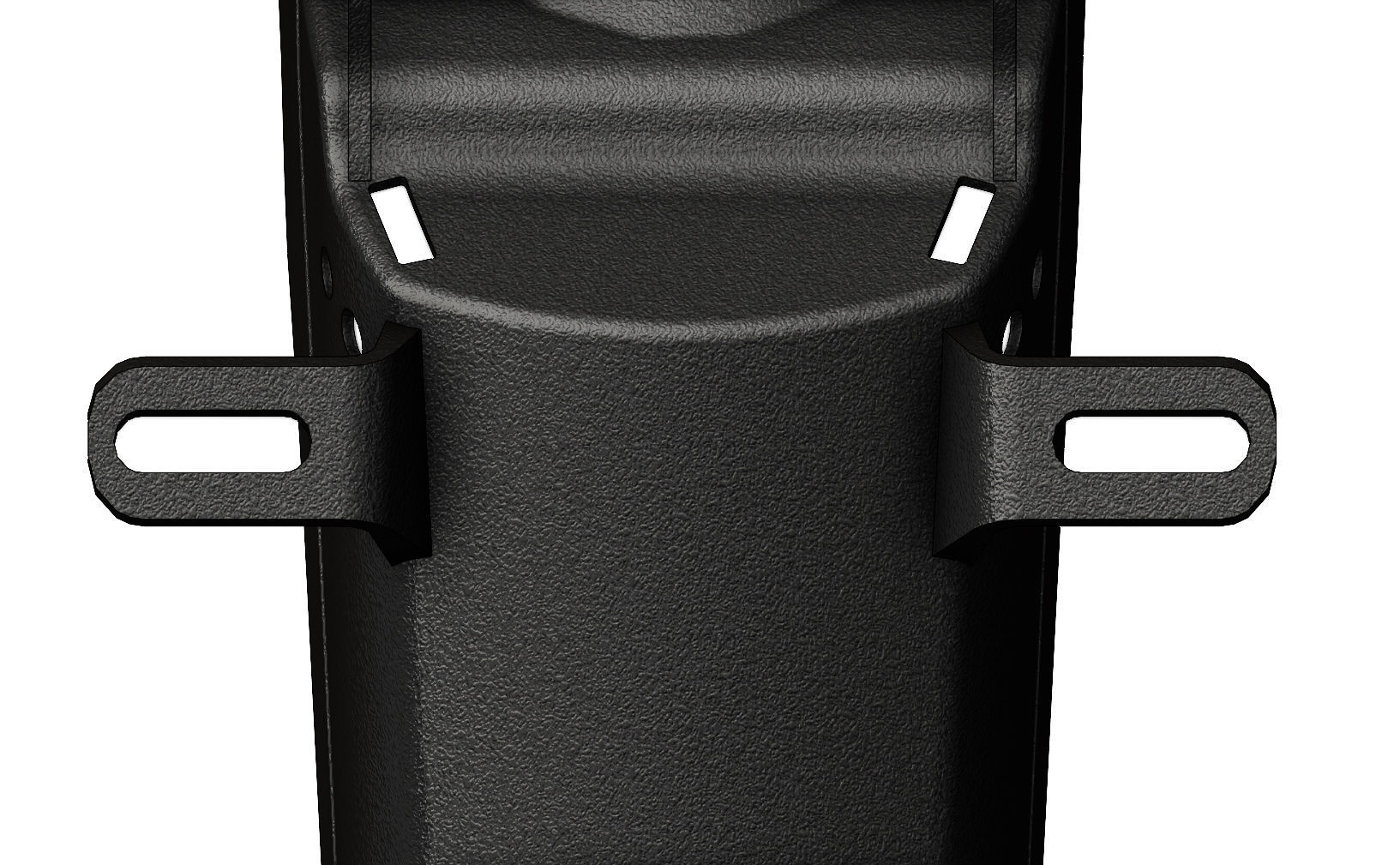 c50 docker motorcycle plastic rear fender 3D print model_15