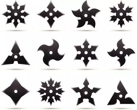 Ninja Stars 3D model_0