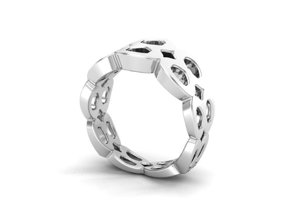 intinty style ring model ring size 50 to 64 3D print model_11