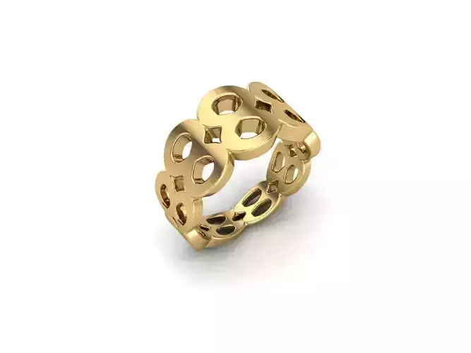 intinty style ring model ring size 50 to 64