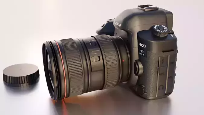Camera Canon D5 mark IV 3D model