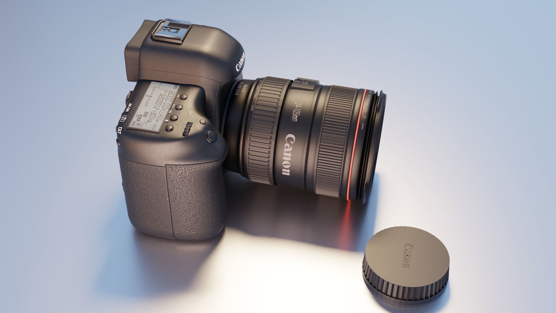 Camera Canon D5 mark IV 3D model_1