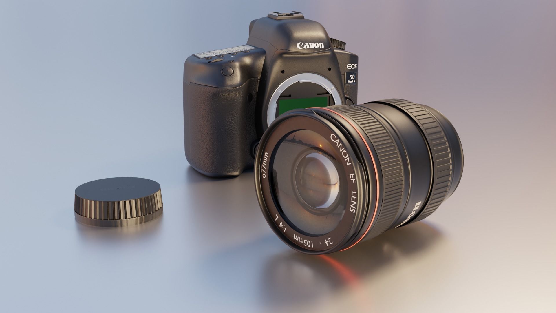 Camera Canon D5 mark IV 3D model_3