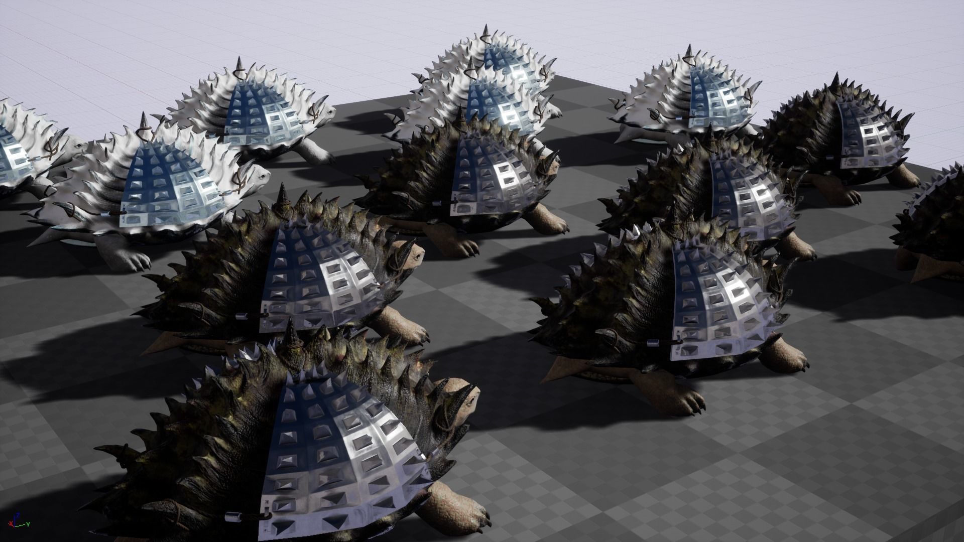 Stylized Armored tortoise - Tortashidze - Game Ready 3D model Low-poly 3D model_17