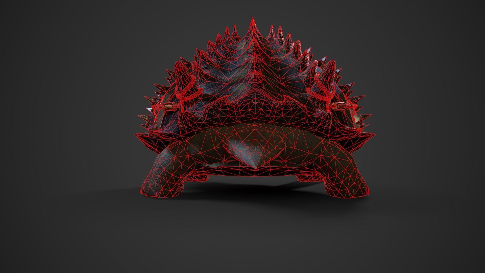 Stylized Armored tortoise - Tortashidze - Game Ready 3D model Low-poly 3D model_21