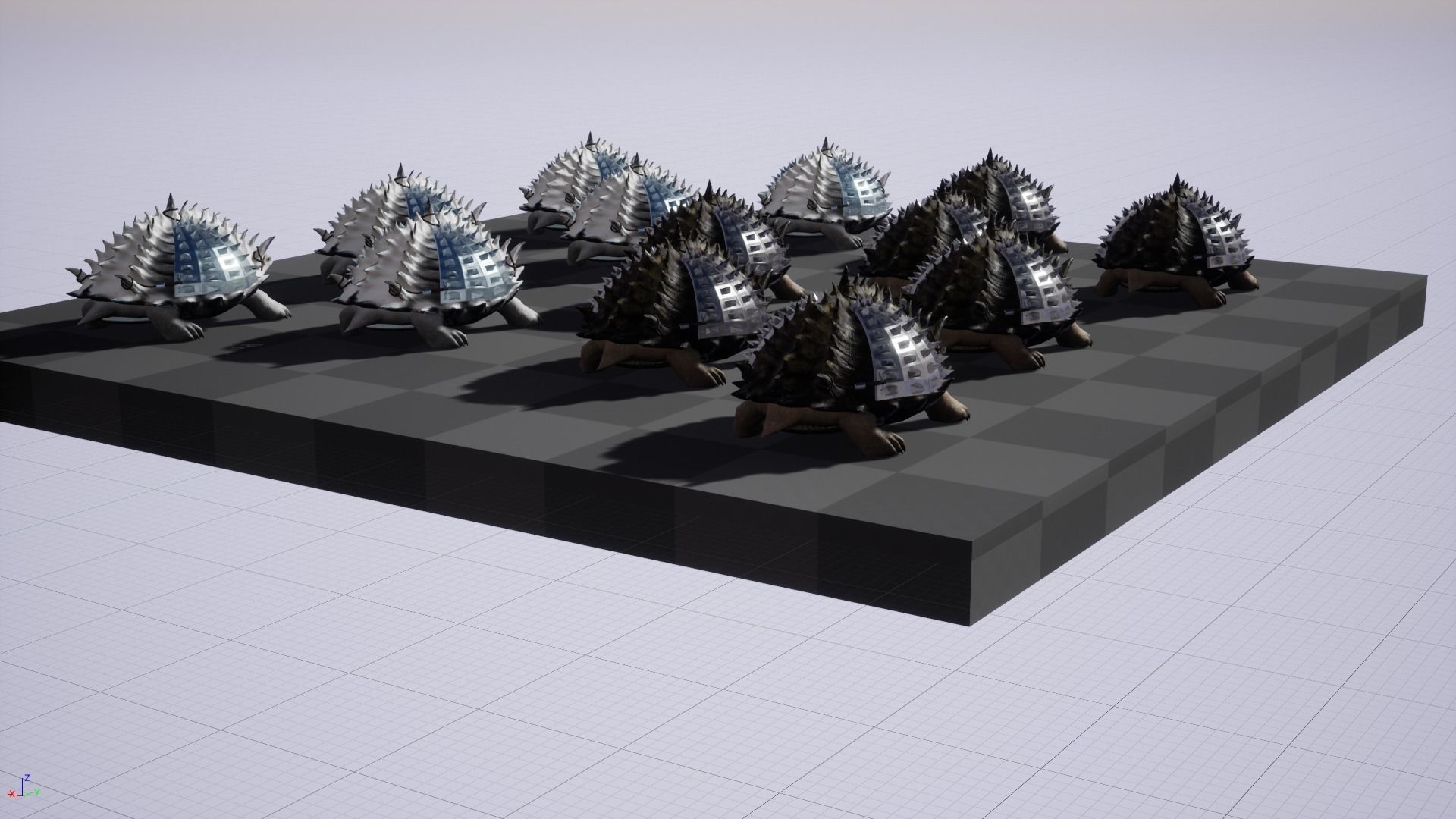 Stylized Armored tortoise - Tortashidze - Game Ready 3D model Low-poly 3D model_18