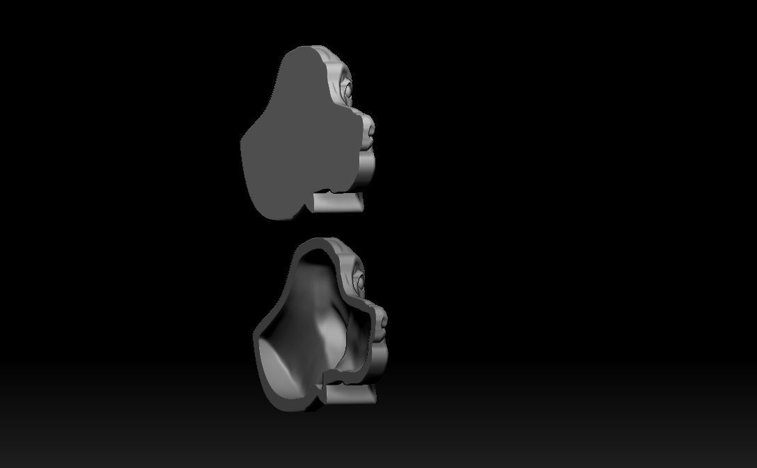 Pointer bas relief pendant 3D print model_7