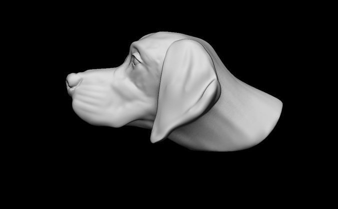 Pointer bas relief pendant 3D print model