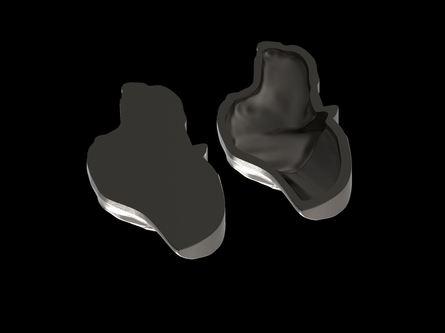 Pointer bas relief pendant 3D print model_21